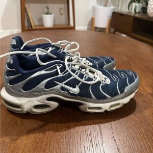 Nike Air Max Plus Tn Cowboys Midnight Navy Silver White Sz 11.5 604133-429